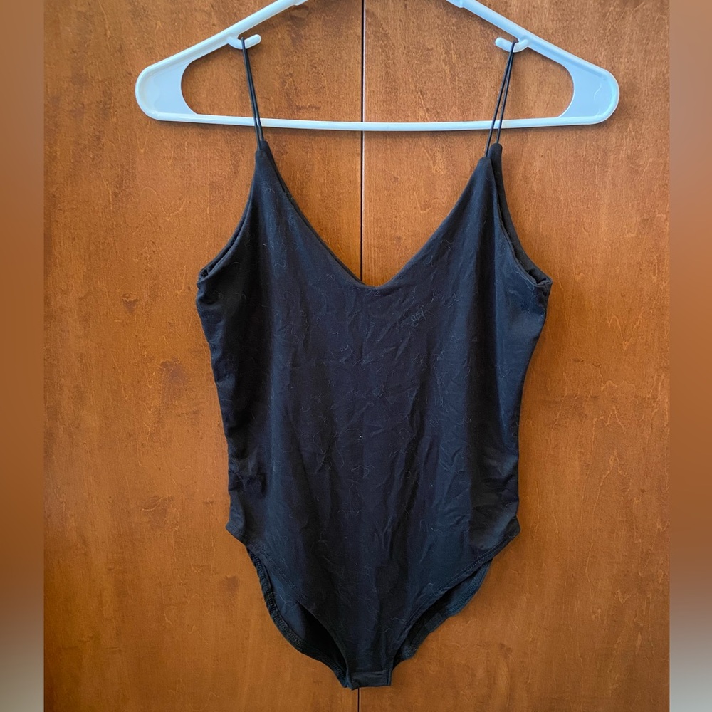 Gaze Black Bodysuit